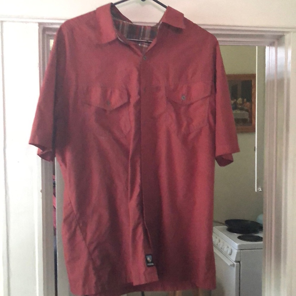 Men’s XL Kuhl casual button up short sleeve short